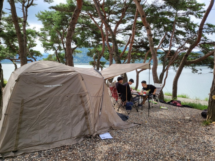  추석맞이 캥핑준비<타프, 화로대, 자충매트, LED조명, 릴선>