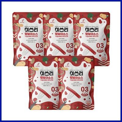  미쓰리 매콤떡볶이소스(03매콤한맛) 100gx5봉 최저가 도전 