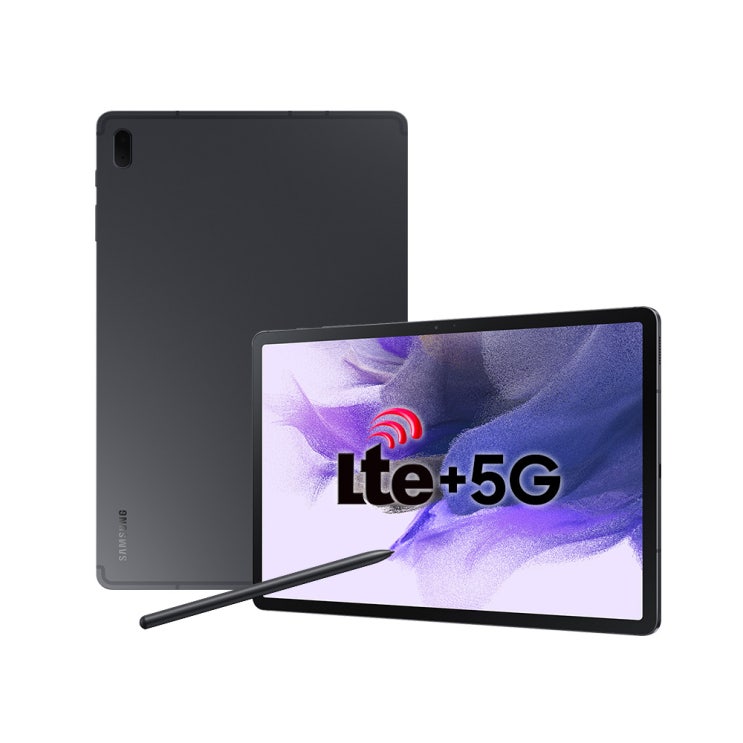 핵가성비 좋은 삼성전자 갤럭시탭S7 FE 태블릿PC 5G 128GB, SM-T736N, 미스틱 블랙 좋아요