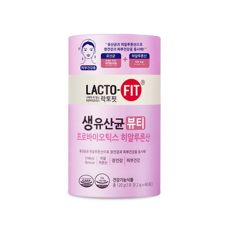 인지도 있는 종근당건강 락토핏 생유산균 뷰티 60개입, 120g, 1개 추천합니다