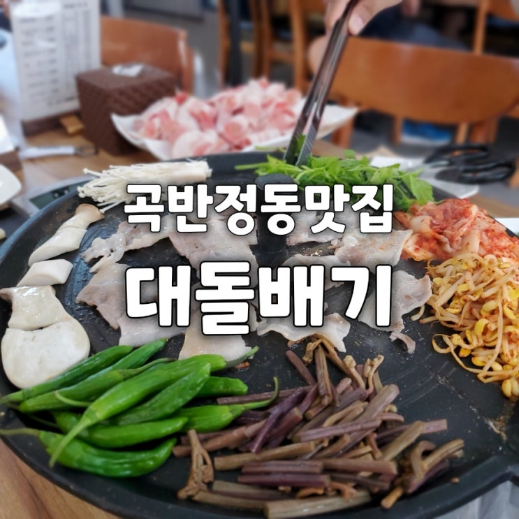 곡반정동 맛집 대돌배기 완벽했던 대패와 차돌