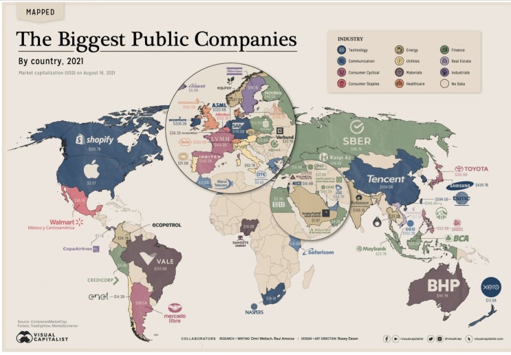 세계 기업 지도