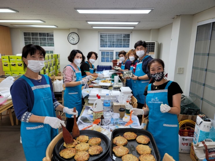 선단동 지역사회보장협의체 추석음식 만들기