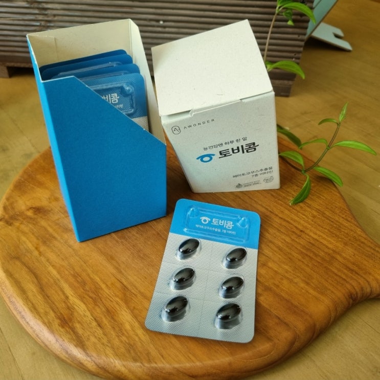  에이원더::눈피로에 좋은 헤마토코쿠스 눈건강영양제 토비콤