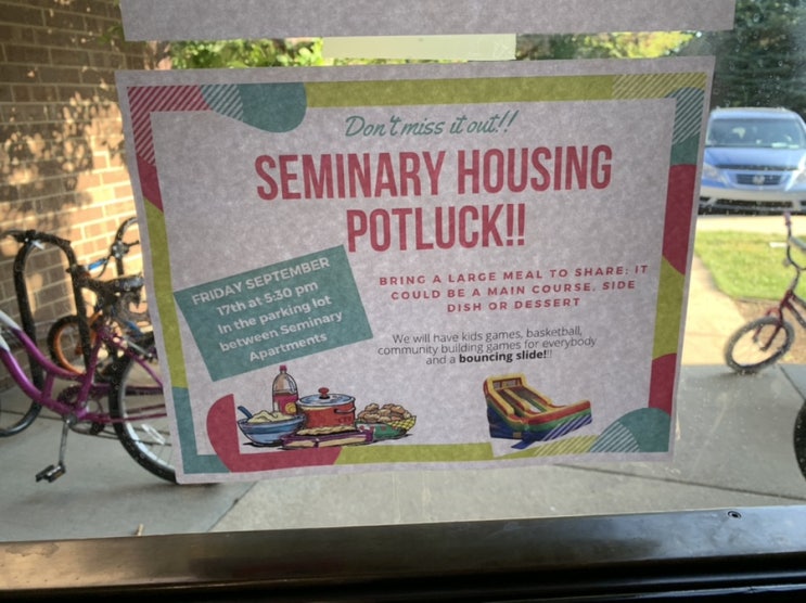 2021년 9월 기숙사 Potluck Party 2021년 9월 기숙사 Potluck Party