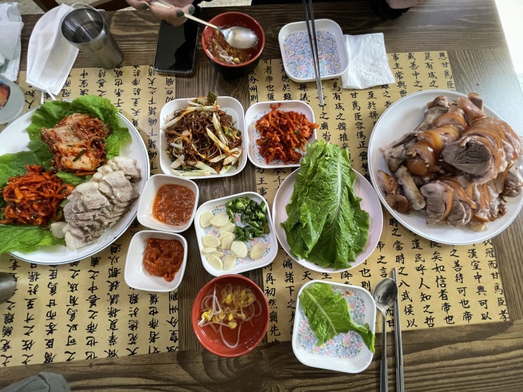  광명전통시장 먹거리 가득! 광명시장맛집 주가네족발 에서 족보세트