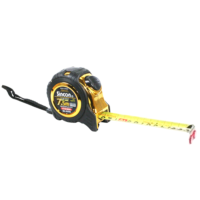 인지도 있는 SINCON 이지락 줄자 골드유광 7.5m SEL-7525G, 1개 추천합니다 인지도 있는 SINCON 이지락 줄자 골드유광 7.5m SEL-7525G, 1개 추천합니다