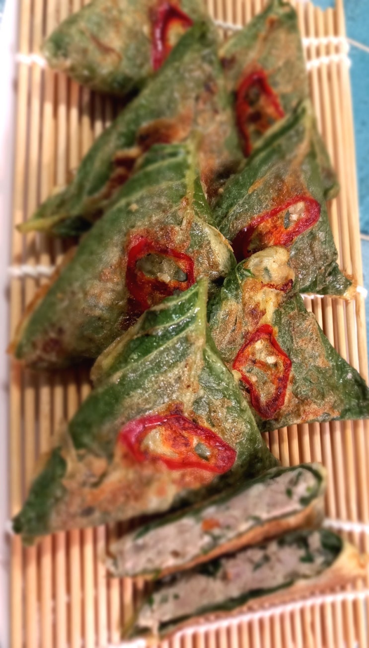  명절에 빠지면 아쉬운 깻잎전 만들기