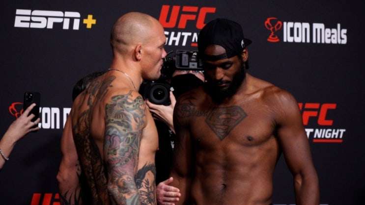 UFC on ESPN+ 50: 스미스 vs 스팬 계체량 & 페이스오프