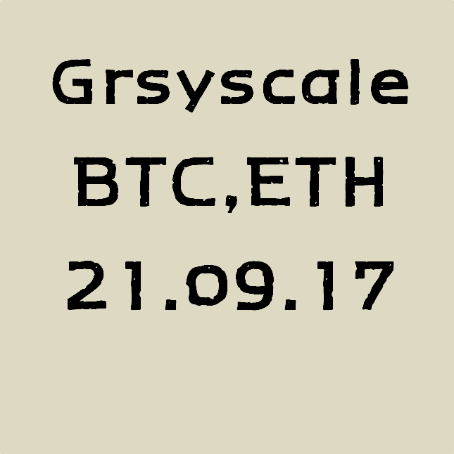  비트코인, 그레이스케일 일주일간 변화추이 #Grayscale#바이낸스#Binance#210917#BTC#ETH
