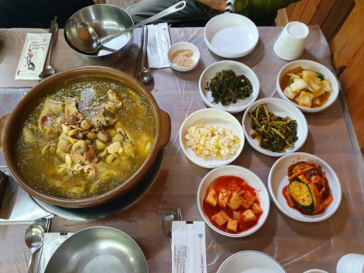 홍성 삼계탕 한방백숙 맛집, "동굴가든"