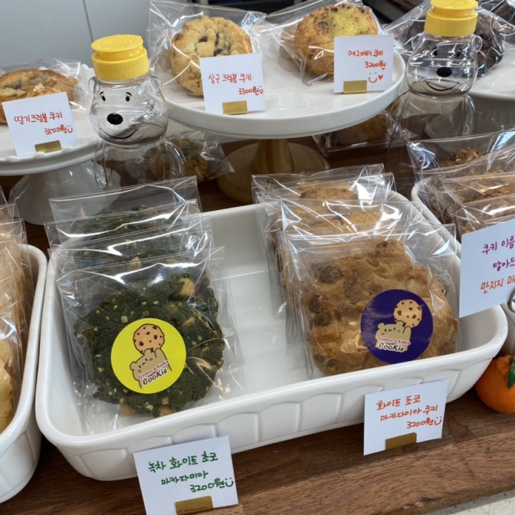  덕천 쿠쿠엔키키 녹차화이트쿠키