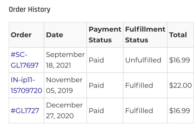  해외직구 주문 후 fulfillment & unfulfillment 표시 의미