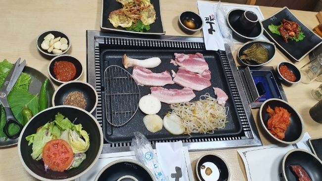  광주근교 회식이나 모임으로 좋은 나주거북가든-소고기와 삼겹살 맛집에서 거리두기3단계