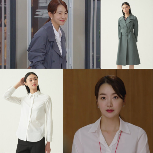 드라마 빨간구두 소이현 패션정보 : 올리비아로렌 롱 트렌치코트, 셔츠