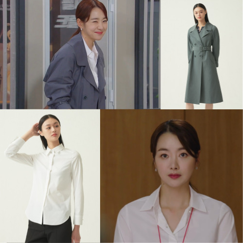  드라마 빨간구두 소이현 패션정보 : 올리비아로렌 롱 트렌치코트, 셔츠