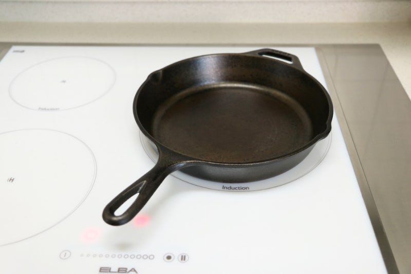 무쇠팬 녹 제거후 시즈닝 길들이기 방법 f. 롯지 스킬렛 10인치