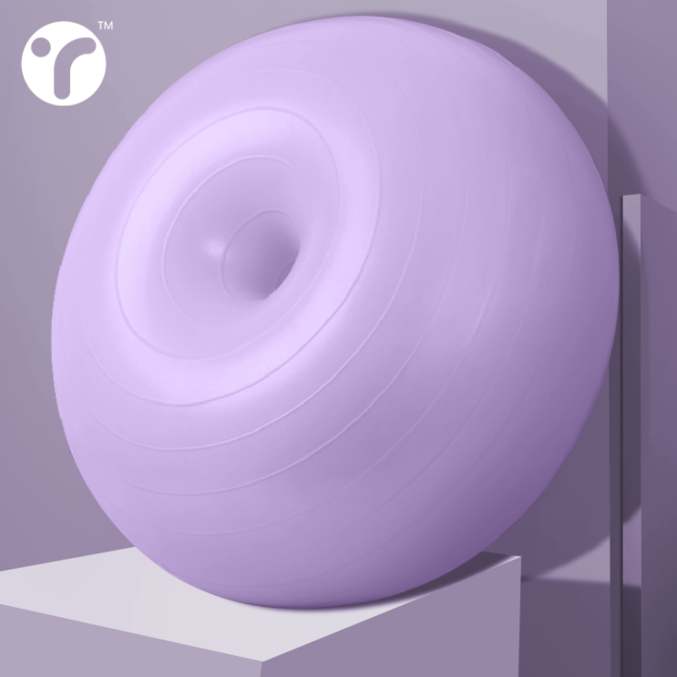 요즘 인기있는 짐볼체어 짐볼의자 집에서하는필라테스 반짐볼 임산부짐볼 코어 밸런스 자세교정 이동식 323, 보라색, 더 많은 요가 볼 크기 추천합니다