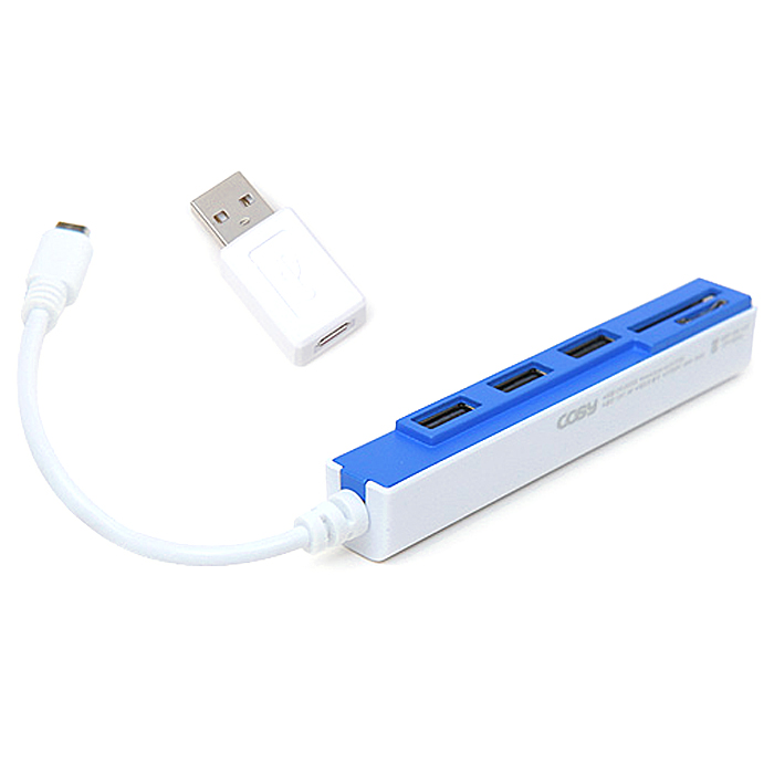 가성비 좋은 코시 OTG 카드리더 앤 USB 3포트 콤보 + USB젠더, UH1357GS, 블루 추천합니다 가성비 좋은 코시 OTG 카드리더 앤 USB 3포트 콤보 + USB젠더, UH1357GS, 블루 추천합니다