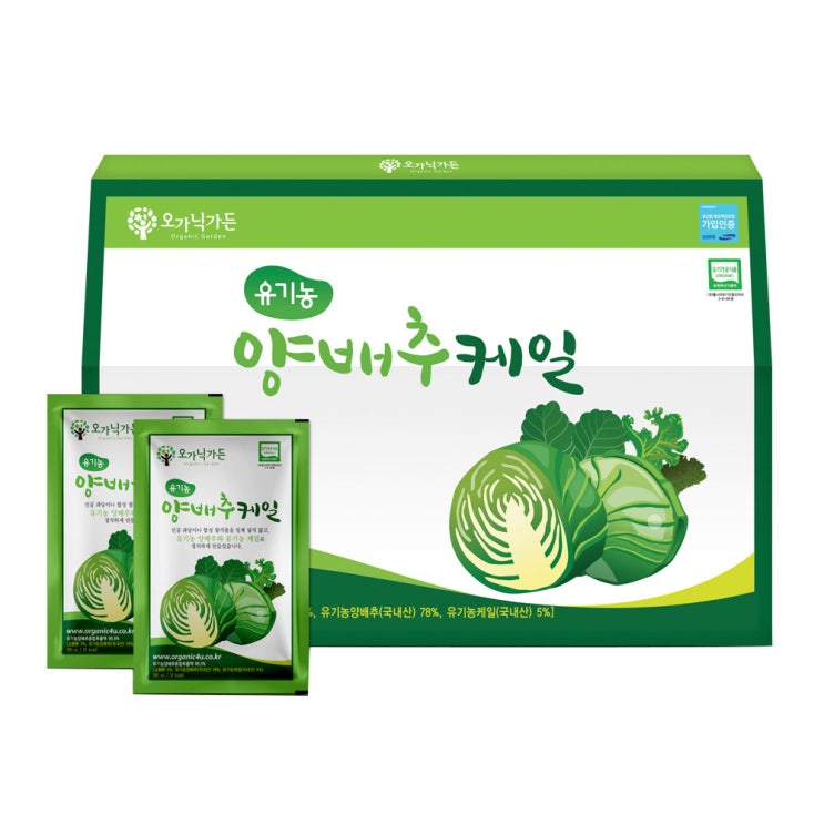 리뷰가 좋은 오가닉가든 유기농 양배추케일즙, 90ml, 30포 ··· 리뷰가 좋은 오가닉가든 유기농 양배추케일즙, 90ml, 30포 ···