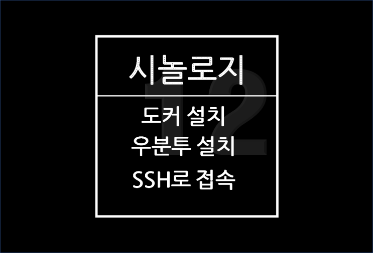  시놀로지 나스(NAS) 도커 & 우분투 설치 & SSH 접속해 보니