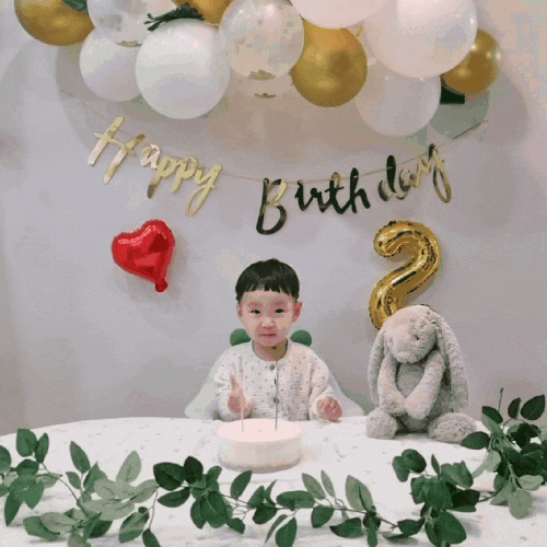  [생일상] 풍선가랜드로 셀프 두돌상 차렸어요. (내돈내산)