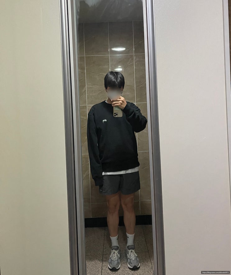 스투시 스탁 로고 맨투맨 스웻셔츠 Stussy Stock Logo Crew
