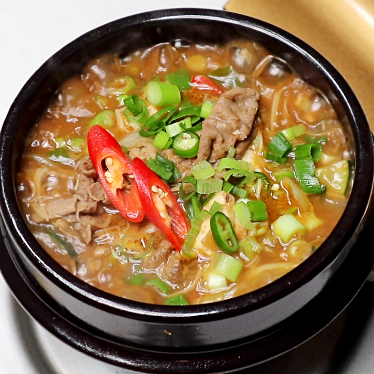  된장찌개 맛있게 끓이는법 깊은맛 차돌박이 된장찌개