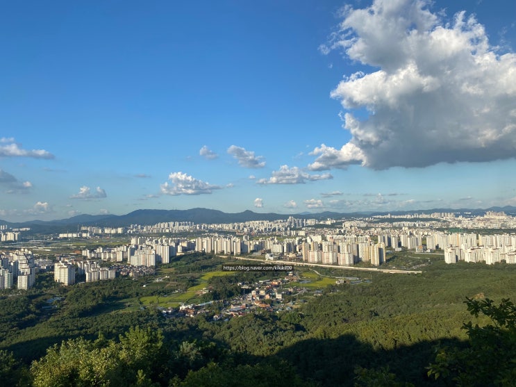 수원 칠보산 제 3코스로 등산하고 왔어요