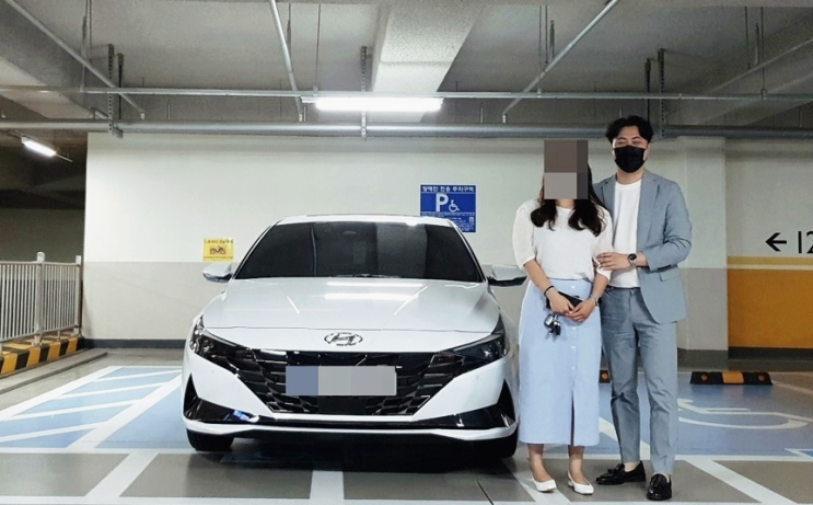  아반떼 하이브리드 장기렌트 신속하게 드려요!