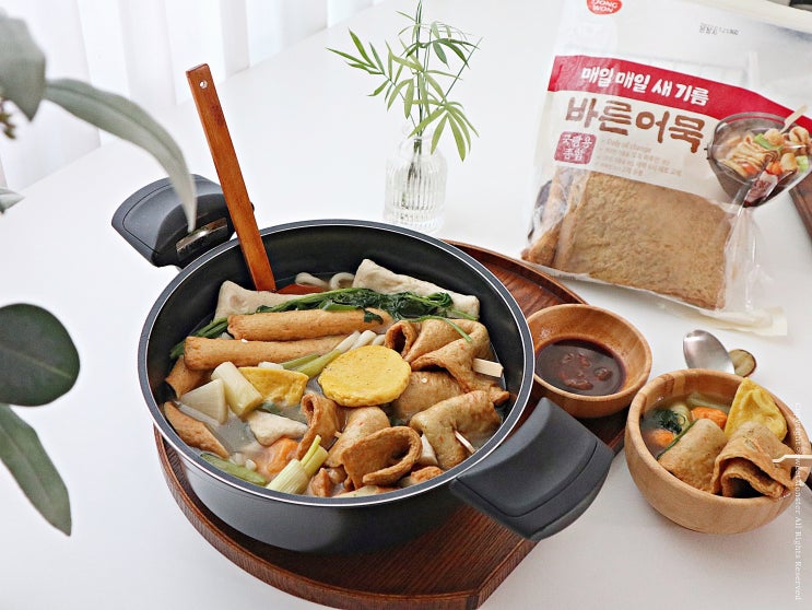  간단한 국물요리 동원 바른어묵으로 어묵탕끓이기