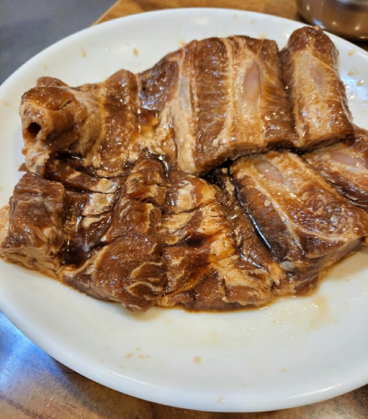 특별한 비결이 있는듯한 양념갈비 - 어매 흑돼지 - 제주맛집 제주공항근처 식당 내돈내산 솔직리뷰
