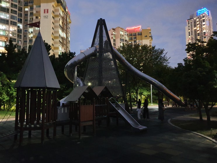  송도 해돋이공원 숨은 놀이터 명소로 임명, 텐트 장소