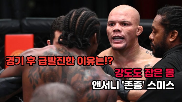 앤소니 스미스가 라이언 스팬에게 폭발한 이유는 '존중' 때문(+라키치 시합 원하는 이유) 앤소니 스미스가 라이언 스팬에게 폭발한 이유는 '존중' 때문(+라키치 시합 원하는 이유)