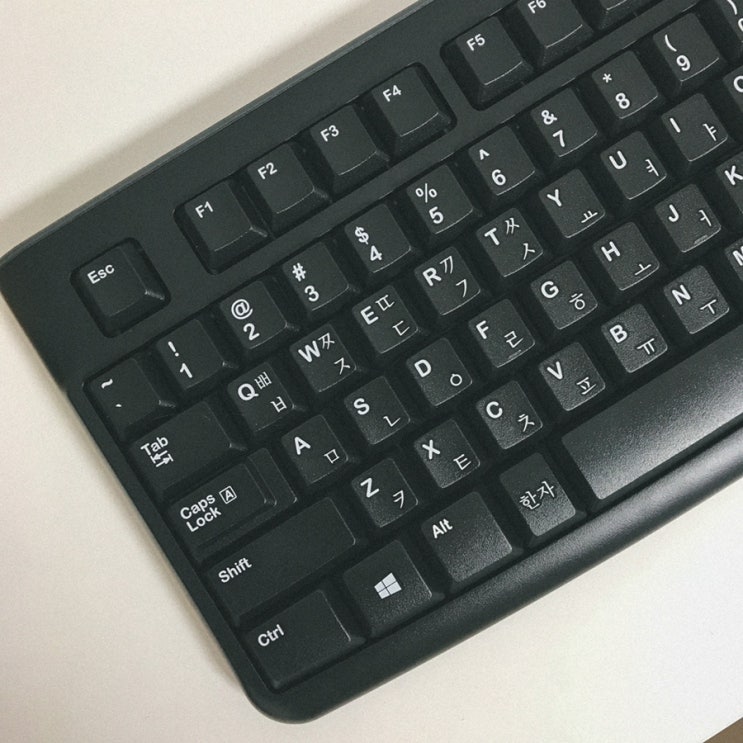  유선 키보드 가성비 좋은 로지텍 K120 (내돈내산)