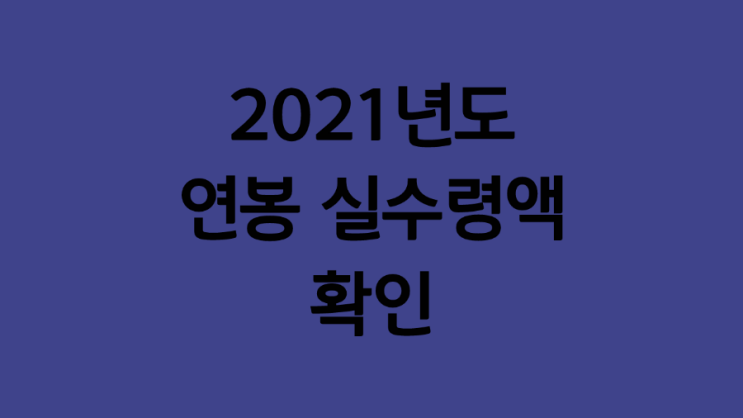 2021년 연봉 실수령액 확인 :: 계산기 계산법 (월200, 300, 400, 500)