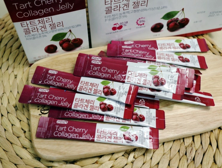  먹는콜라겐젤리 제이내추럴에프앤비 건강비책 타트체리콜라겐 추천