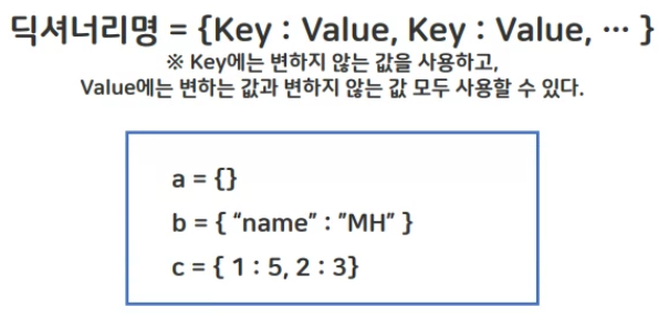 [Python기초_12] 파이썬_딕셔너리(dictionary)_값추가,삭제,가져오기,key/value만 가져오기 (광주직업전문학교)