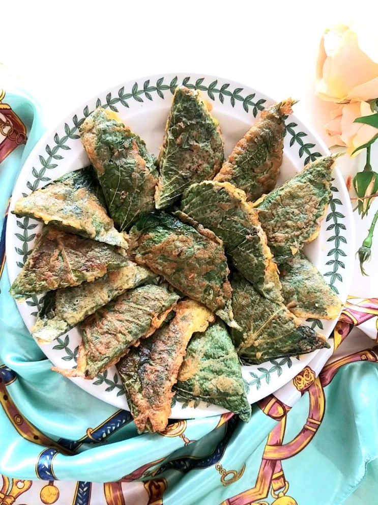  깻잎전 추석 명절음식 전종류 깻잎전 만드는법 향긋한 깻잎요리