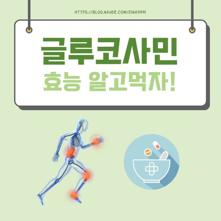  글루코사민 효능 알고 먹어요!