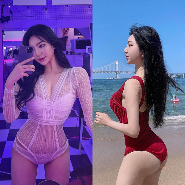 허리는 잘록한데 글래머 몸매의 인스타녀 허리는 잘록한데 글래머 몸매의 인스타녀