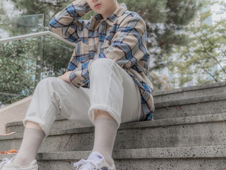  촌스러운 골지바지? 옥상스타일 골덴바지 한번 봐봐!