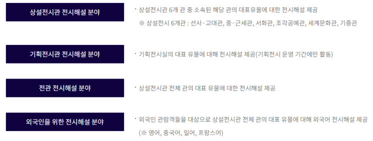 국립중앙박물관 자원봉사안내 국립중앙박물관 자원봉사안내