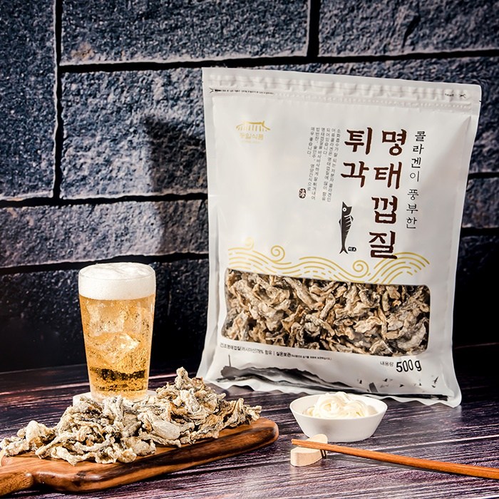 선호도 높은 명태껍질튀각 500g 콜라겐이 풍부하고 바삭바삭한 황태껍질부각 ··· 선호도 높은 명태껍질튀각 500g 콜라겐이 풍부하고 바삭바삭한 황태껍질부각 ···