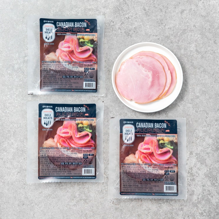 가성비갑 존쿡델리미트 카나디안 베이컨, 150g, 3개 추천합니다 가성비갑 존쿡델리미트 카나디안 베이컨, 150g, 3개 추천합니다
