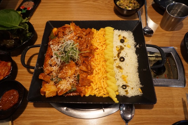  서면 닭갈비 헬로팬 치즈닭갈비, 파스타 후기/혼밥가능