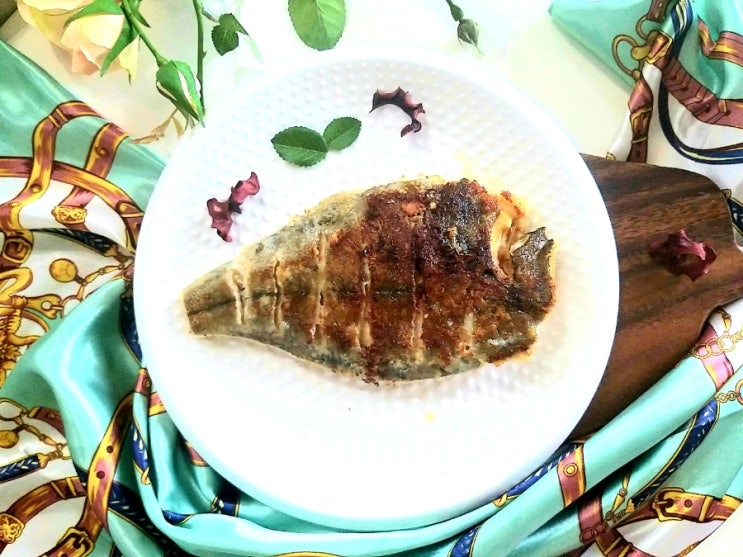 냉동가자미구이 바삭하게 가자미굽는법 생선구이 저녁밥상