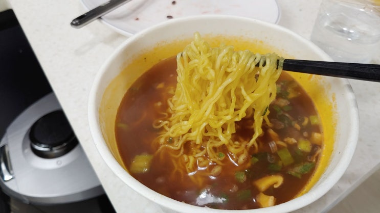  글라이드 칼칼라면 맛있는 건면 컵라면이네요