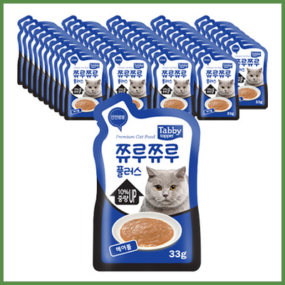 테비 쮸루쮸루플러스 고양이간식 33g 판매순위 제품 