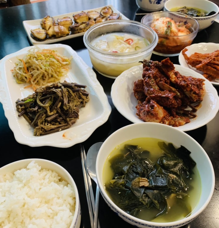  부모님댁 집밥 추석 음식 먹기